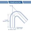 X AUTOHAUX Silicone Hose, Silicone Tube, 135 Degree Elbow, General