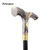 Golden Black Flowing Lines Luxury Fashion Cosplay Walking Stick Party Decorative Cane Elegant Crosier Knob Walking Stick 92cm