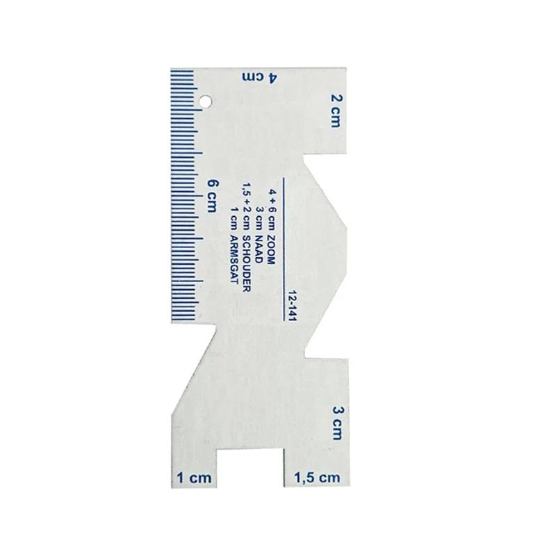 Precision Seam Measuring Gauge Metal Quilting Tailor Ruler Template Sewing Ruler For DIY Patchwork Quilting Craft Accessories