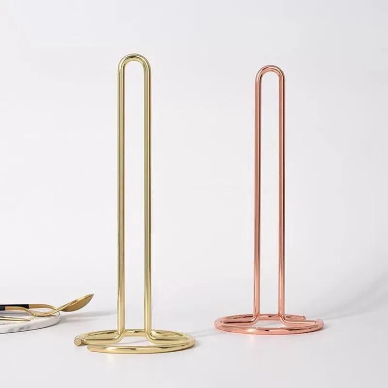 HeMu Wrought iron vertical tissue rack hotel restaurant napkin storage tissue rack kitchen oil absorbing paper roll paper rack