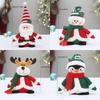 Cute Christmas Snowman Doll Plush Merry Christmas Decoration Santa Claus Doll Toy  Home Decoration
