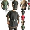 Medieval Norman Viking Costume Short Sleeve Tunic Top For Halloween Parties