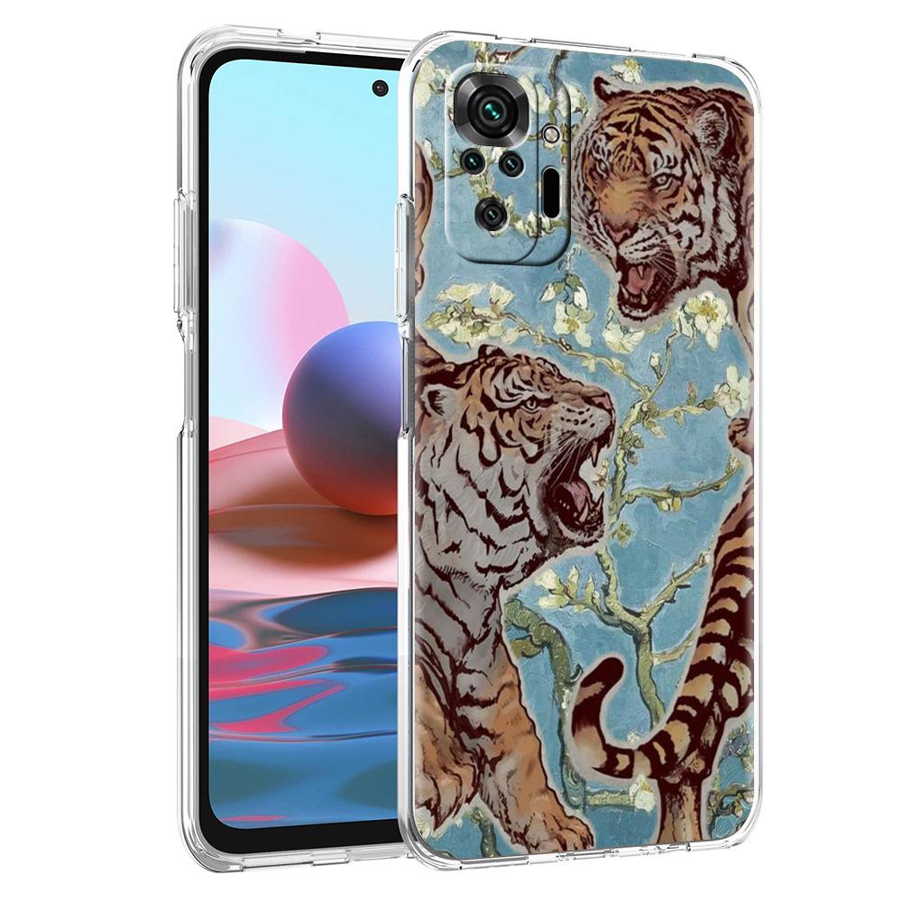 Phone Case For Xiaomi Redmi Note 15 14 5G 13 12 10 11 Pro Plus 4G 14C 13C 12C Soft TPU Cover Cool Animal Tiger Lion