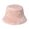 Internet Celebrity Korean Version Hat Baby Reba Same Lamb Plush Bucket Hat Female Student Warm Basin Hat Wholesale