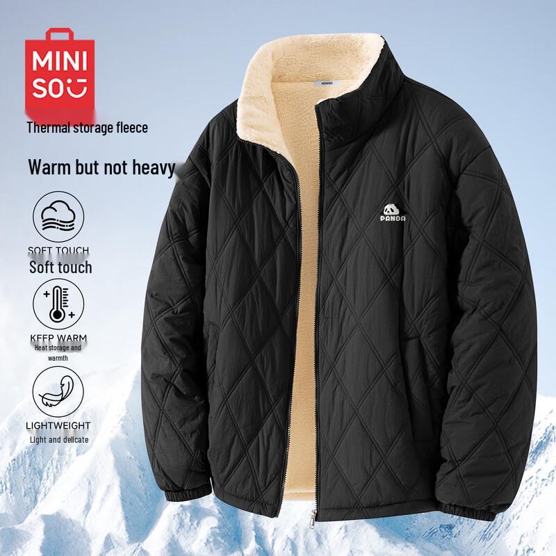 MINISO Winter Padded Stand-Collar Jacket with Panda Patch