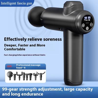 Professionelle LCD-Intelligent-Screen-Faszienpistole, multifunktionaler Mini-Massagegerät zur Muskelentspannung für zu Hause