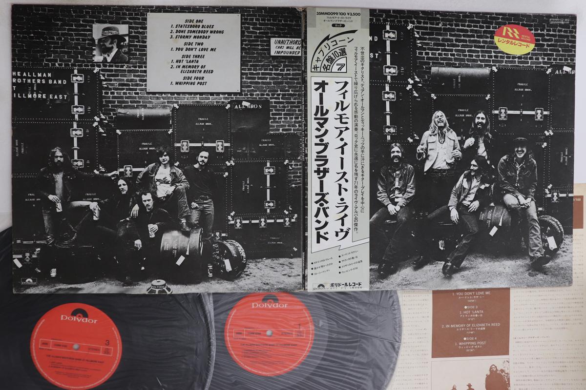 

LP Record ALLMAN BROTHERS BAND - Allman Brothers Band At Fillmore Ea 35MM0099100 POLYDOR 1981 Japan Obi Rock Used