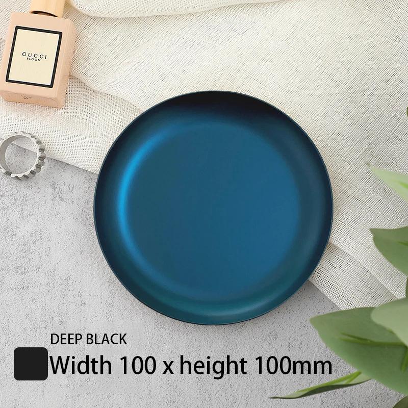 Modern Simple Stainless Steel Metal Water Drop Multi-shape Snack Tray Storage Jewelry Storage Metal Decoration Storage Organizer