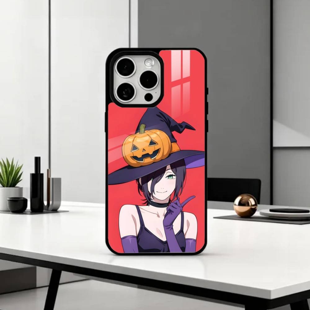 C-Chainsaw Man R-Reze A-Arc    Phone Case For iPhone17,16,15,14,13,12,11 Plus,Pro Max Magnetic For Magsafe Wireless Charging