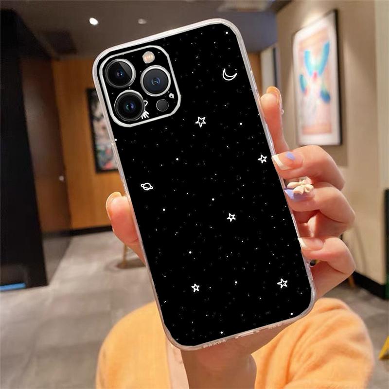 Universe Space Planet Phone Case Carcasa Funda For iPhone 17 Pro Max Air 16 15 14 13 Pro Max 15 16 Pro 15Plus Case