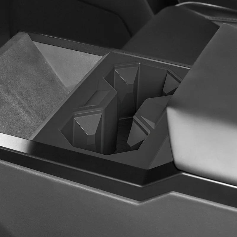 Drink Holder For Tesla Cybertruck 2025 Central Control Water Cup Holder Silicone Water Cup Limiter Pickup Truck Car Accessories