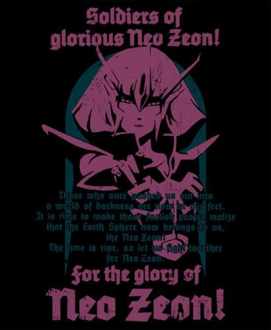 Gundam ZZ Haman Karn T-shirt Black Size: XL