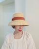Foreign Trade Summer Women'S French Retro Hepburn Bell-Shaped Basin Hat Sunshade Sunscreen Beach Sun Hat Straw Straw Top Hat