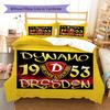 Dynamo Dresden Pattern Bedding,Quilt Set Quilt Cover Pillowcase Home Birthday Gift(1 * duvet cover + 2 * pillowcase, without core)
