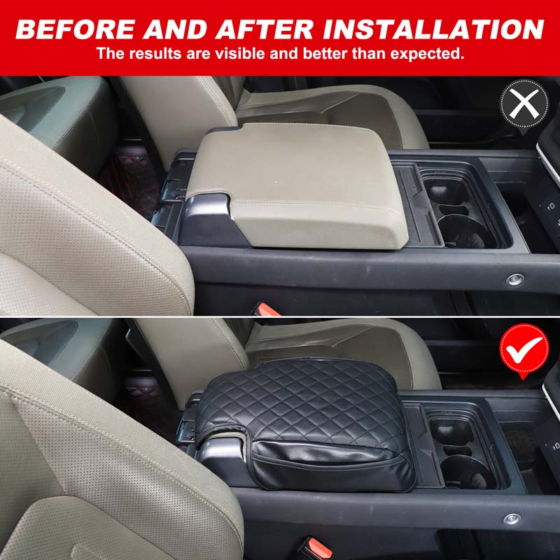 Car Center Console Armrest Box Cover Protection Cushion With 2 Storage Bag For Land Rover Defender 2020-2025 Car Accessories