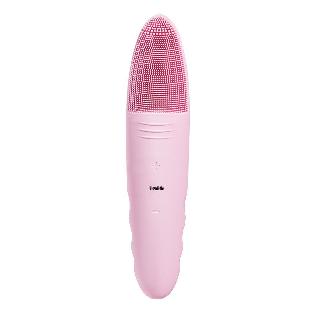 Waterproof Ultrasonic Silicone Facial Cleansing Brush & Massager