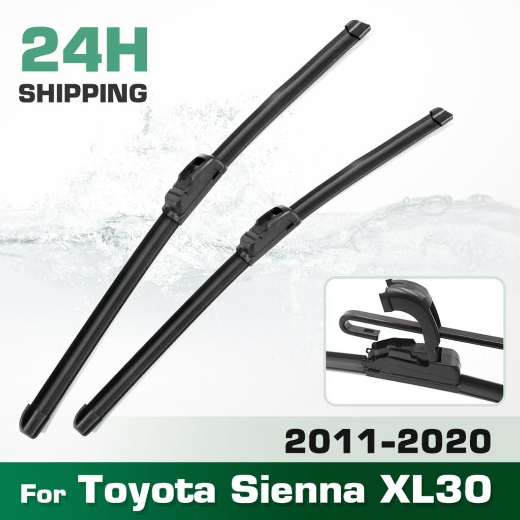 For Toyota Sienna XL30 2011-2020 2012 2013 2014 2015 2016 Wiper Front Wiper Blades Windshield Windscreen Window Brush 26"+20