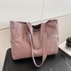2025 Women's Large Capacity Soft Leather Tote & Crossbody Shoulder Bag, Korean Style Handbag
