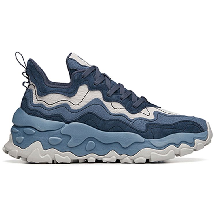 Anta Breakthrough 2.0 Comfortable Sports Breathable Durable Low-Top Casual Shoes Women Sneaker Gray Blue 122228861S-1