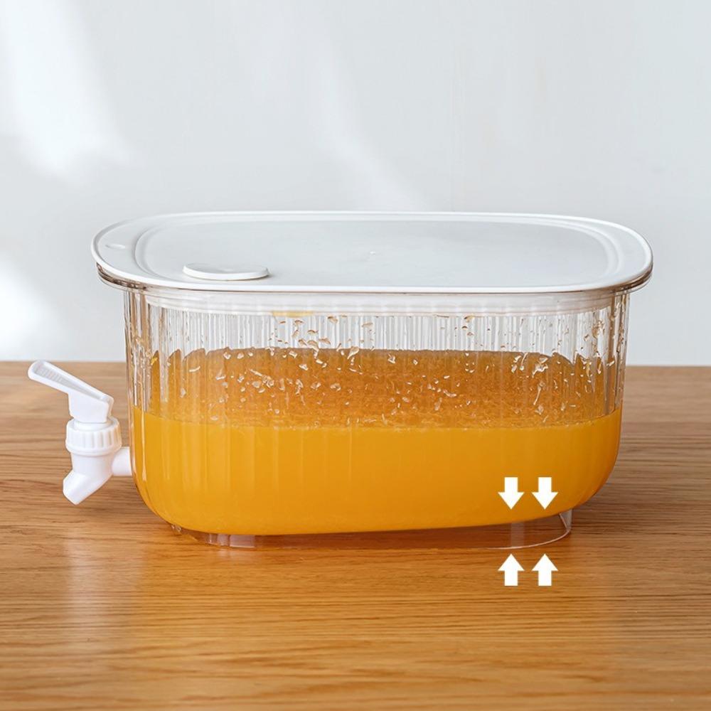 with Faucet Kettle Cold Water Bottle High-capacity Fridge Can for Drink Drinkware