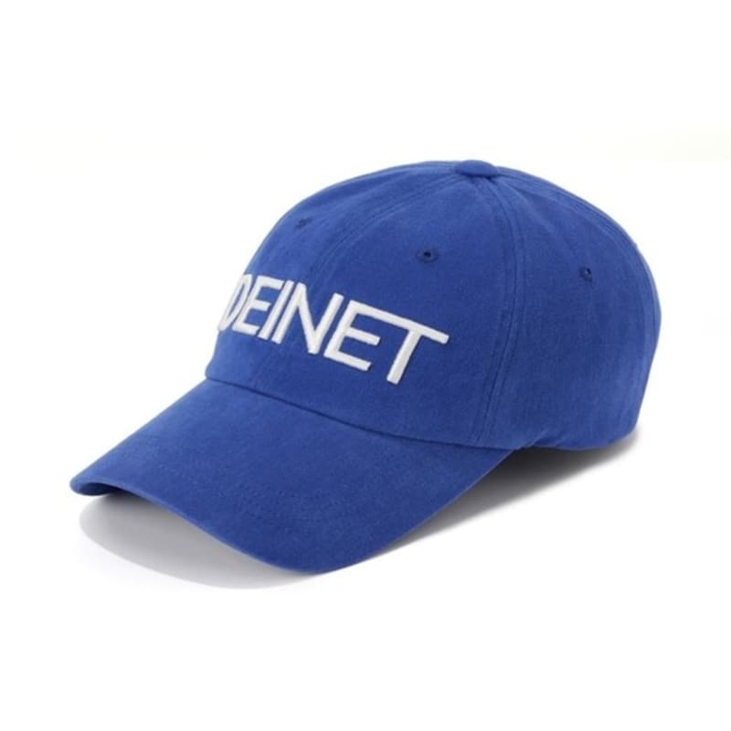 DEINET DEINET LOGO CAP IN BLUE