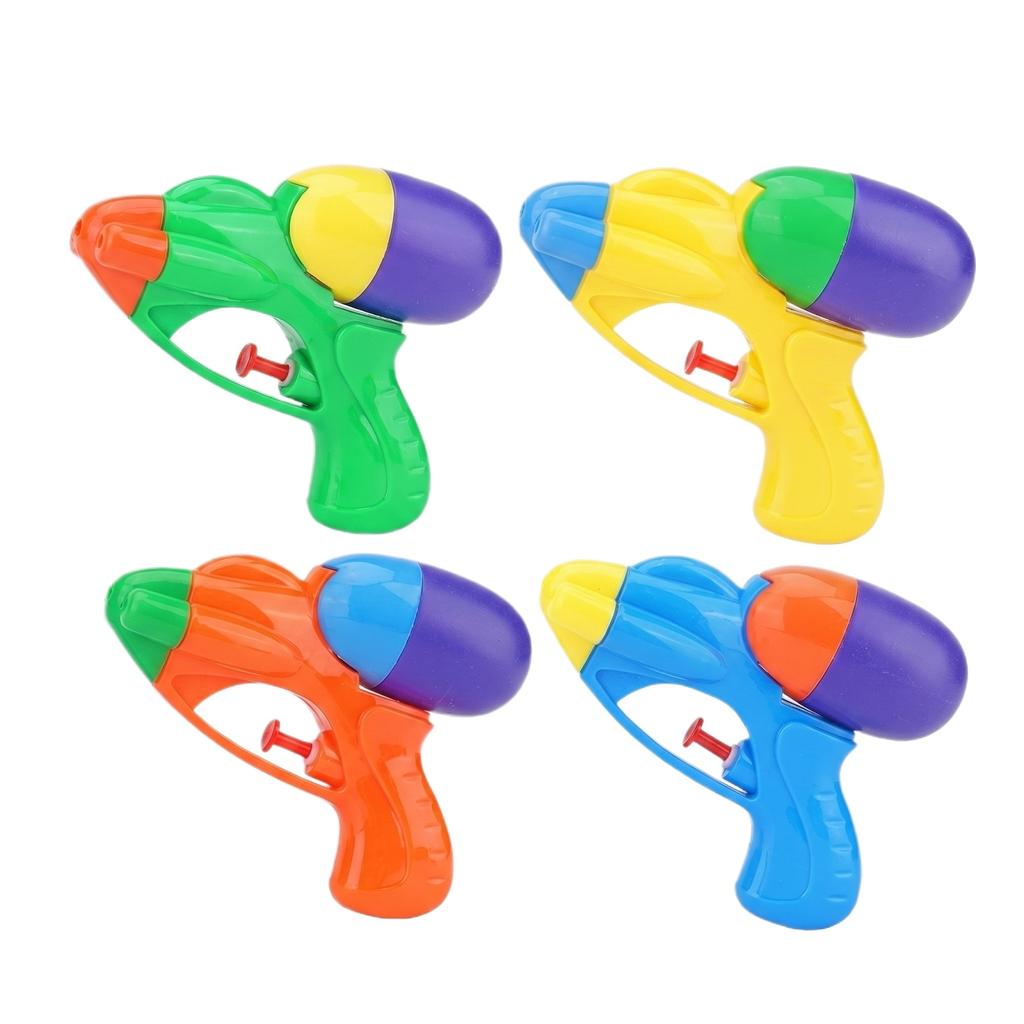 Small Handheld Water Gun Press Type Plastic Toy for Outdoor Summer Activities Random Style for Kids and Adults