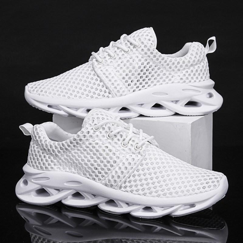 Summer Hollow Mesh Sports Shoes Breathable Trend Couple Casual Shoes Quick Drying Breathable Comfortable Commuting Running Soft Sole