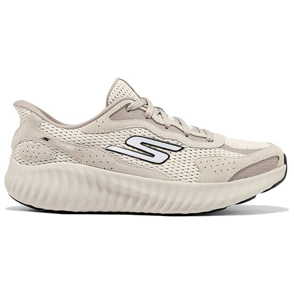 Skechers Go Run Now Comfortable Versatile Durable Breathable Low-Top Running Shoes Men Sneaker Beige 220394-TPE