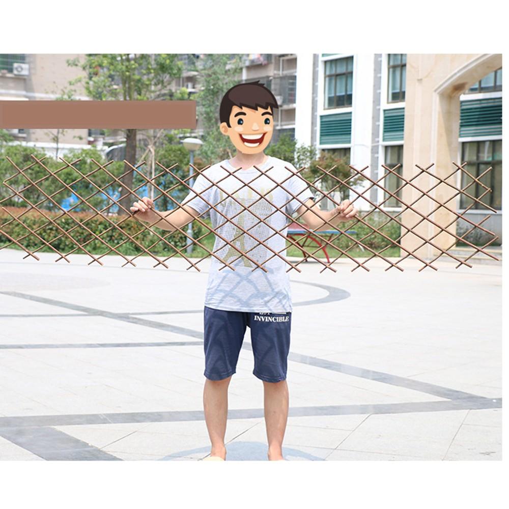 Gjerde Tregjerde Skjerm 40cm Trehageespalier Ekspanderende Klatring