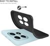 3in1 [2+1] 3D Gebogenes Gehärtetes Glas Displayschutz + Weiche TPU Silikon Handyhülle für Redmi Note 15 4G/5G Note 15 Pro 4G 5G Note 15Pro+ 5G