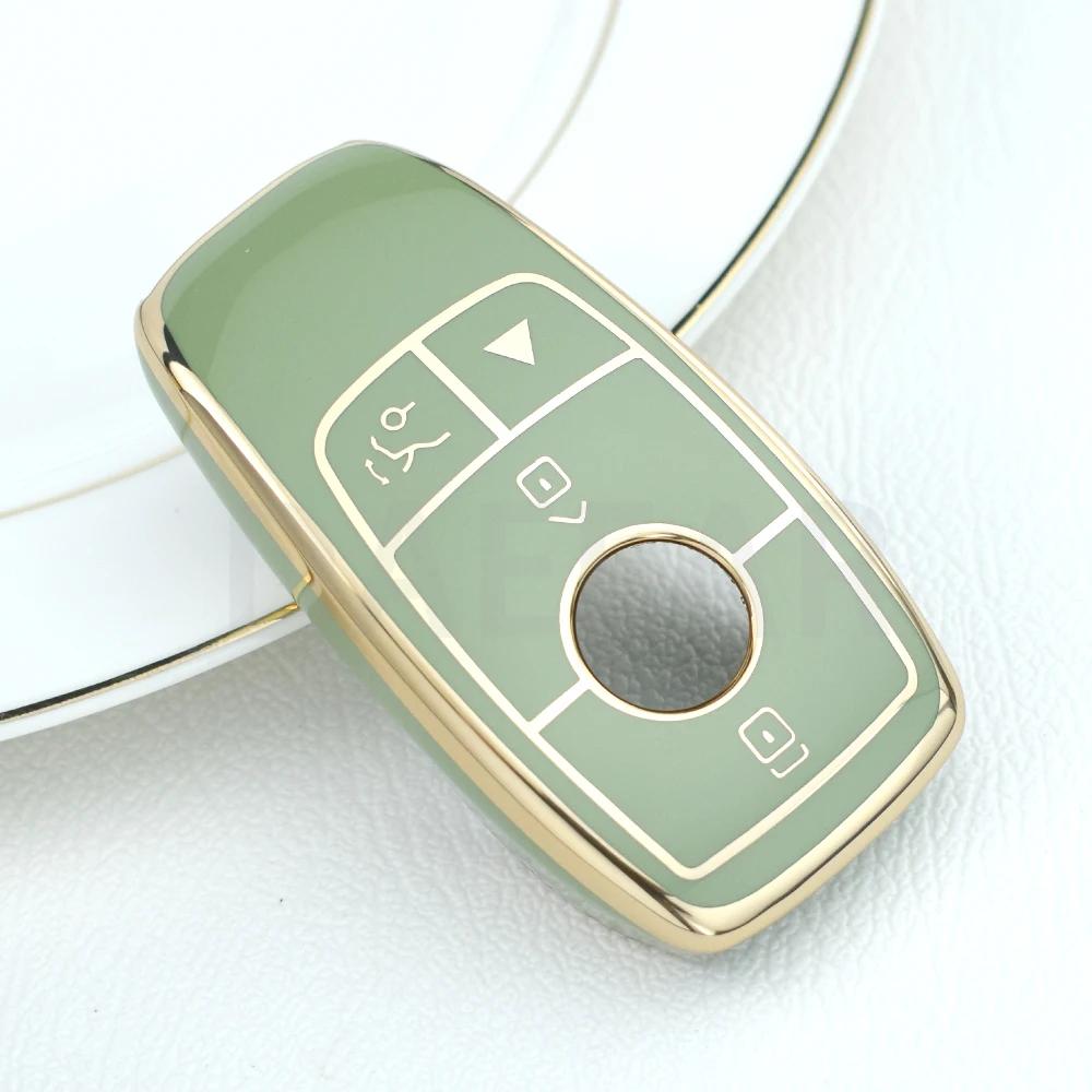 For Mercedes Benz A C E S G Class GLC CLE CLA W177 W205 W213 W222 X167 AMG TPU Car Remote Key Case Cover Shell Accessories