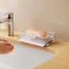 New Portable Soap Dish Multifunctional Home Bathroom Accessories Soap Rack Soap Storage Rack Carbon Steel Drain Box