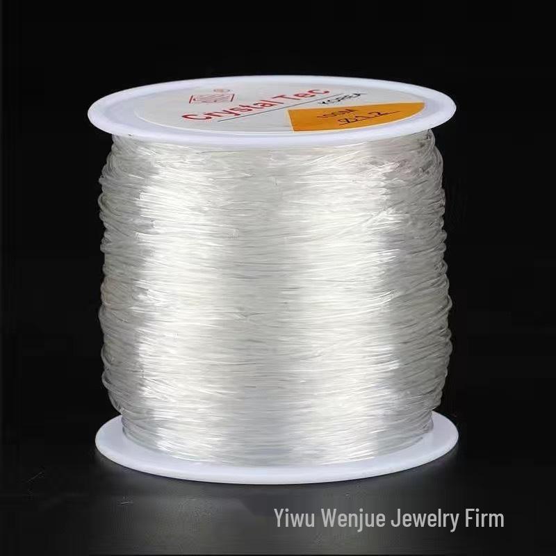 Elastic Cord for Round Crystal Buddhist Beads: Bracelet, Necklace, and Jade Beading String.