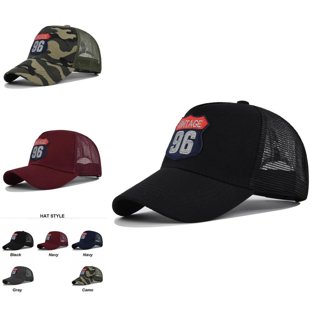 Casual Cotton Embroidered Cartoon Baseball Cap Adjustable Duckbill Hat