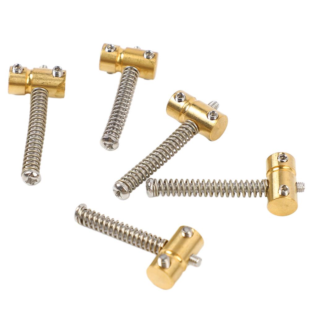 5 stk Kompensert saler Bedre resonans Messing Vintage Elektrisk bassbro Sal