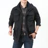Spring and Autumn Casual Versatile Jacket Outdoor Mountaineering Sports Hooded Loose Jacket Men's Thin Top