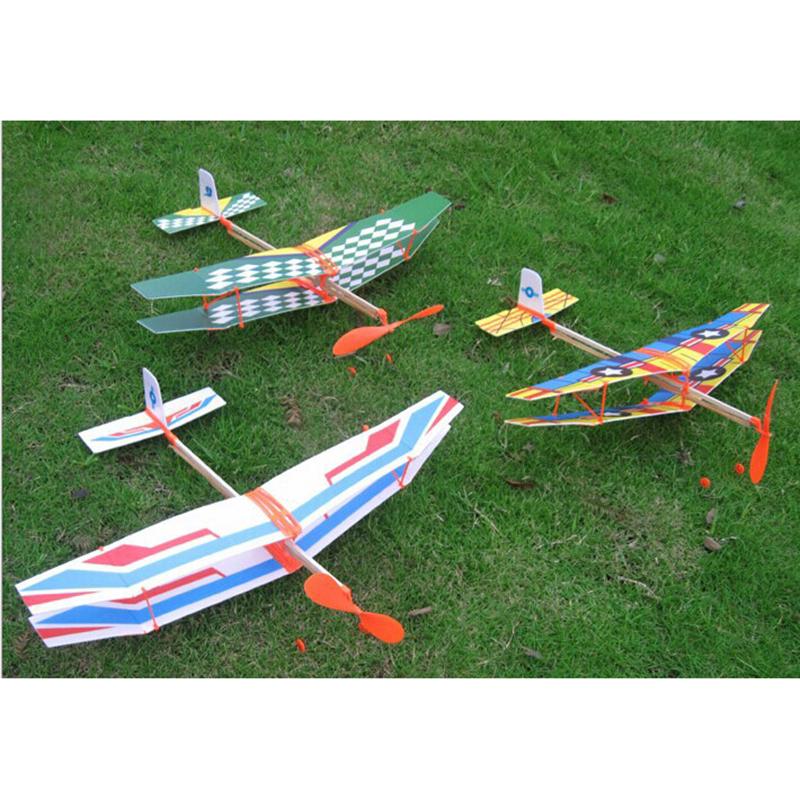 Tensible Motor Airplane Inertial Foam Glider Aircraft Toy Model Outdoor Toy