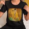 Gustav Klimt The Kiss T-Shirt, Famous Painting Tee for Art Lovers, Art Nouveau Style Artwork Tee, Fine Art Teacher Gift, Modern Art History