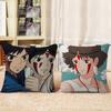 Princess MononokeS Pillow Case Removable Washable Cushion Cover – All-Season Soft Linen