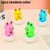 Toy Tumbler Rabbit With Plastic Resin Material Figurine For Children Animal Gift