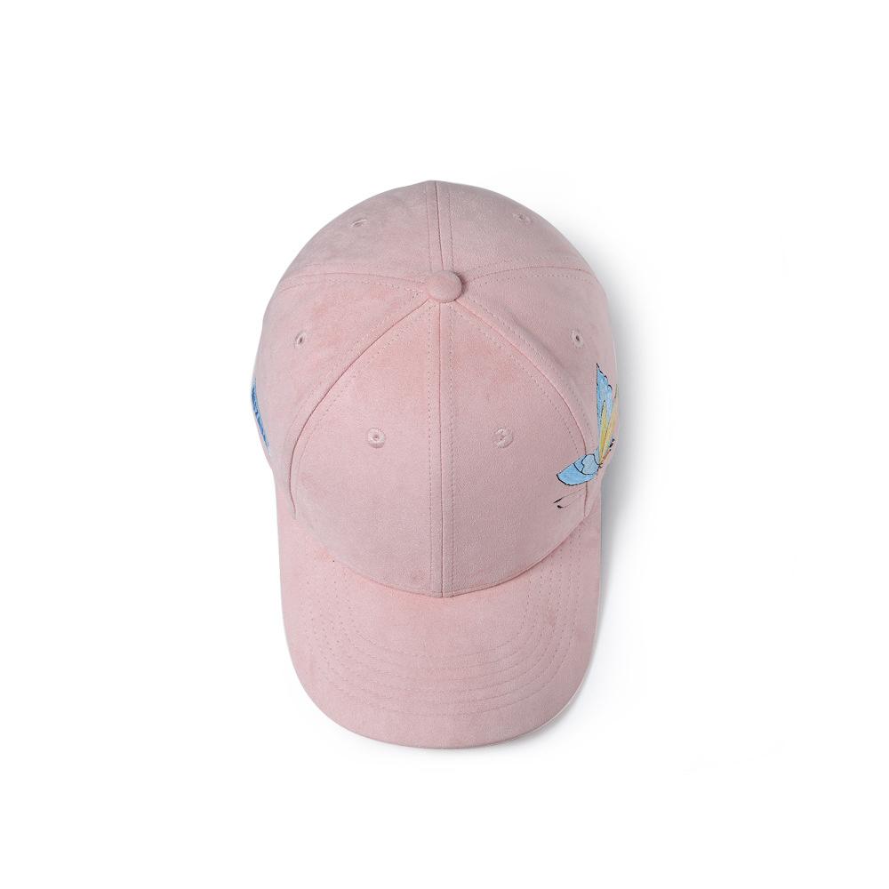 2023 frühling Herbst und Winter Chic Bowknot Stickerei Frau Baseball Hut Damen Outdoor Freizeit Rosa Snapback Kappe 55-60cm