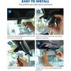 JOYTUTUS Rear View Mirror, Interior Rearview Mirror Kit, Anti-Glare, Universal Fit Type OEM Product Compatible With Toyota, Ford, Jeep, Hyundai, Kia,