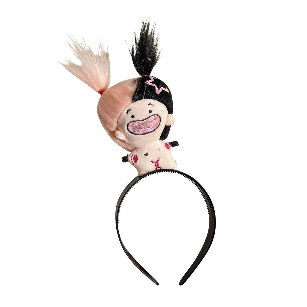 Hairband Cute Plush Face Wash Hair Accessories Female Hairpin Bundle Net Red Hair Cute Girls Headdress