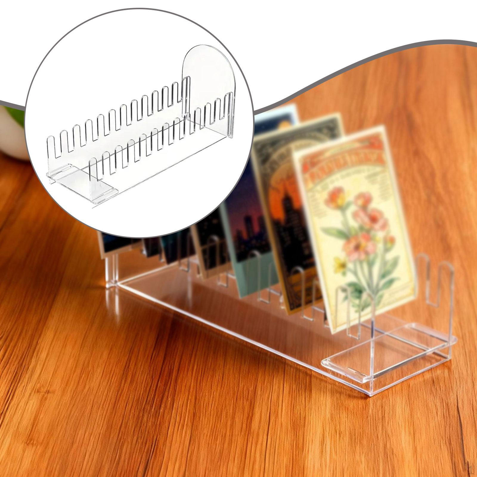 

Greeting Card Display Stand Cards Rack Versatile Portable Practical Acrylic Holder for