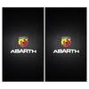 2Pcs PET Car B-Pillar Sticker For Fiat Abarth 500 595 695, Anti-Scratch Central Pillar Decal t Auto Exterior Accessories