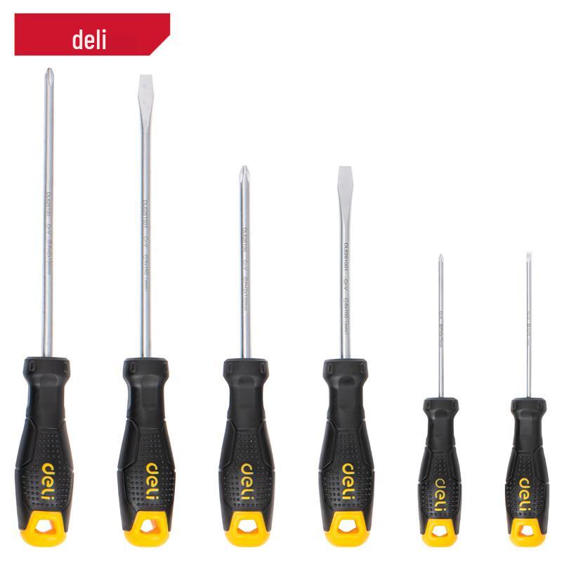 Deli Plastic Handle Screwdriver Set