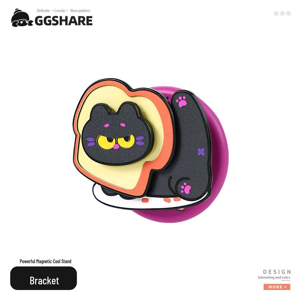 Hermit Crab Toast-Themed iPhone 16/17 Case with Stand & Anti-Lost Wrist Strap