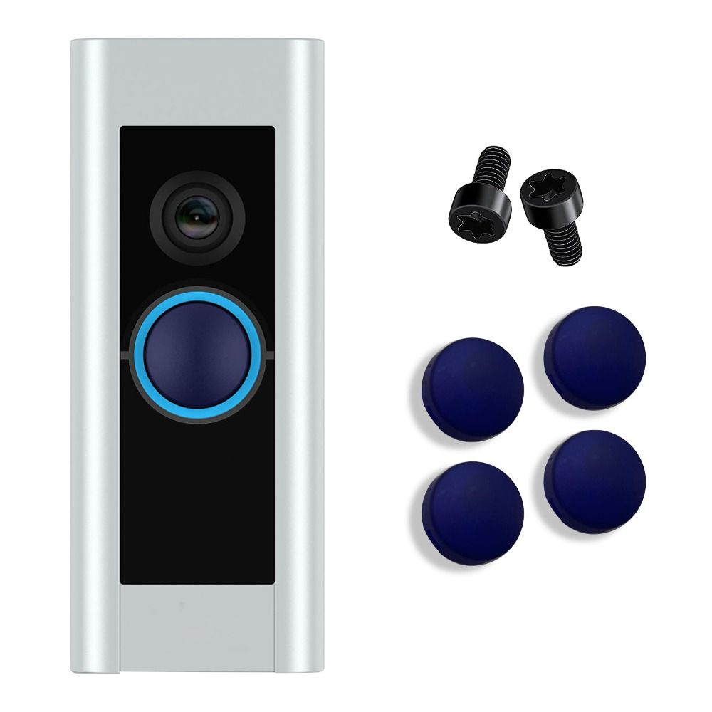

4pcs Silicone Repair Split Cracked Broken Button Replacements Kit Video Doorbell Buttons
