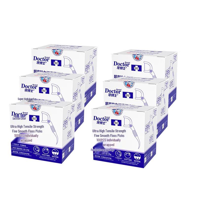 Dr. Ya Ultra-Strong Smooth Dental Floss Picks, 600 Count