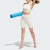 Adidas Solid Color Training Sports Casual Fitness Shorts Women Bottoms White HD4483
